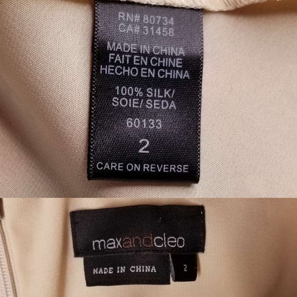 Max & Cleo Dress Silk Halter Handkercheif Boho - Picture 8 of 8